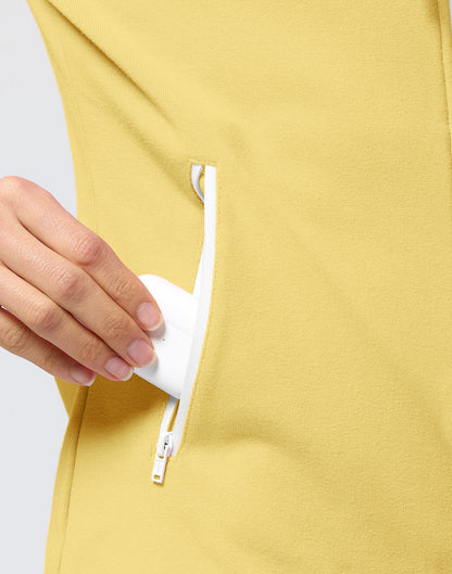 Chill Zip Hoodie in Lemon Sorbet