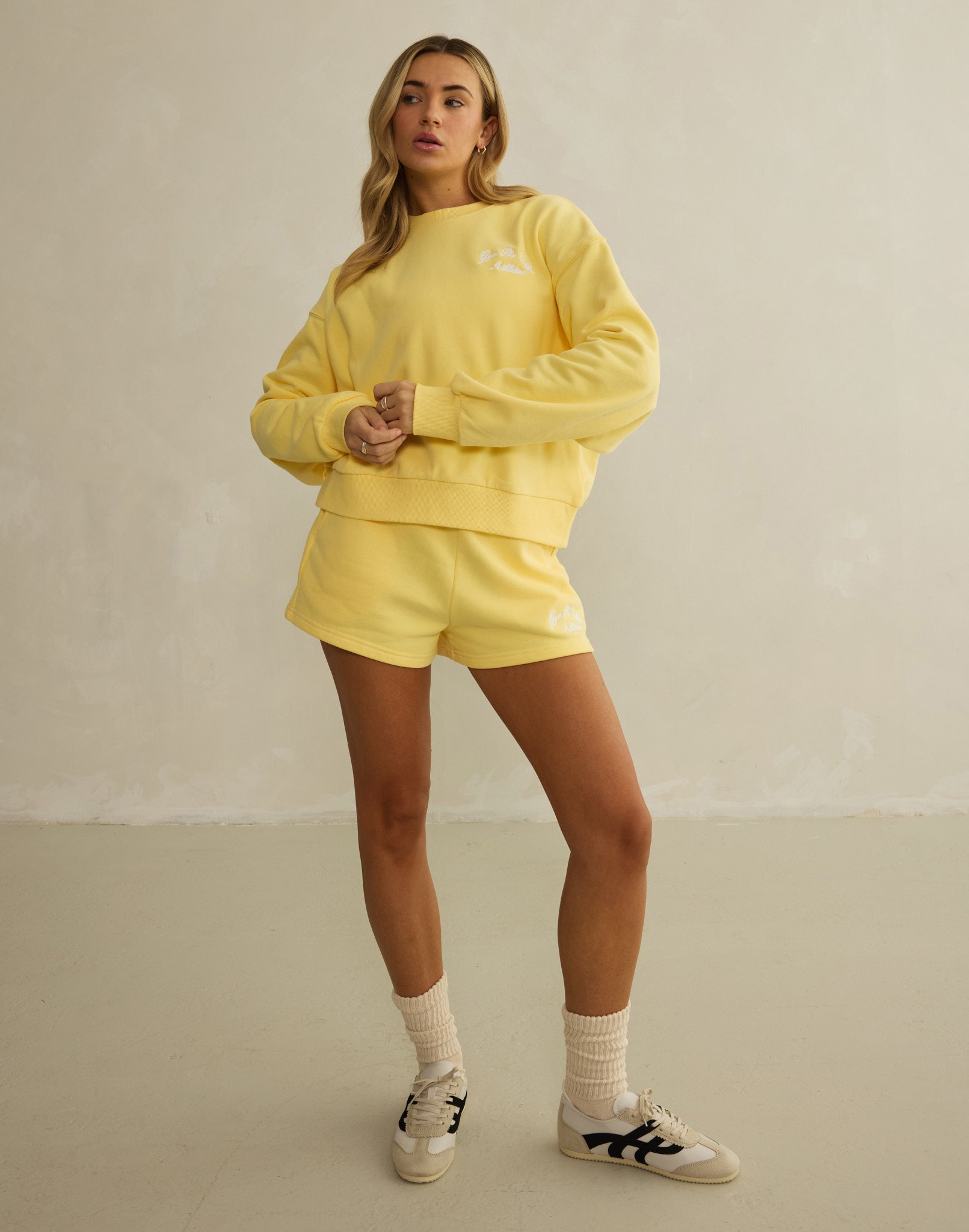 Daily Crewneck in Lemon Sorbet