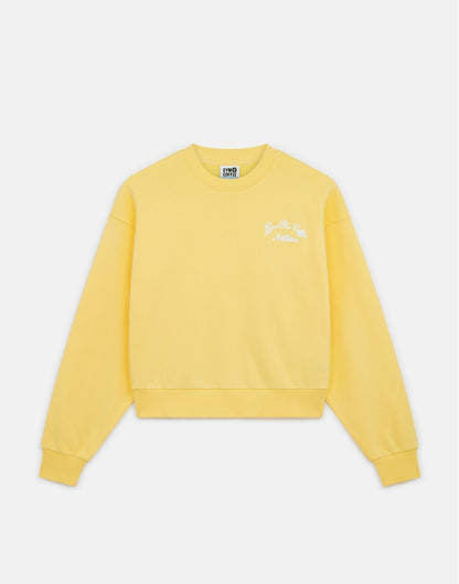 Daily Crewneck in Lemon Sorbet