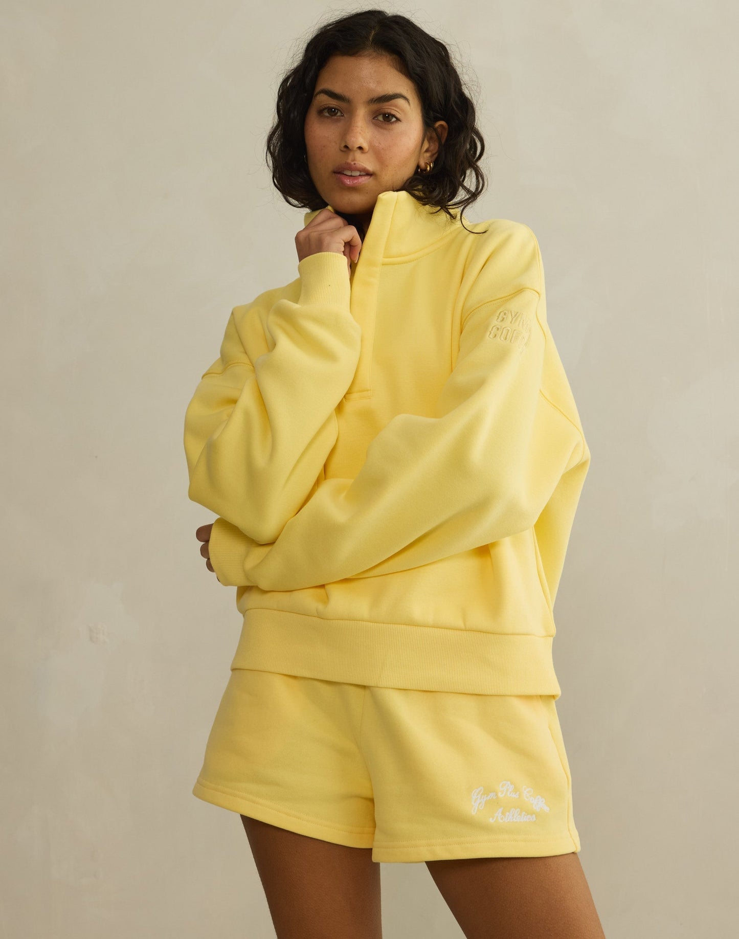 Daily Cotton Shorts in Lemon Sorbet