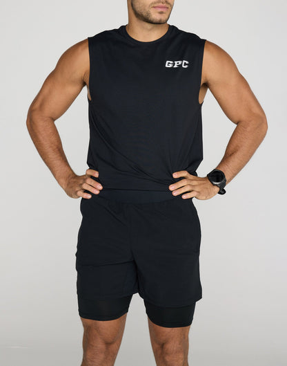 Essential 2in1 6" Shorts in Black