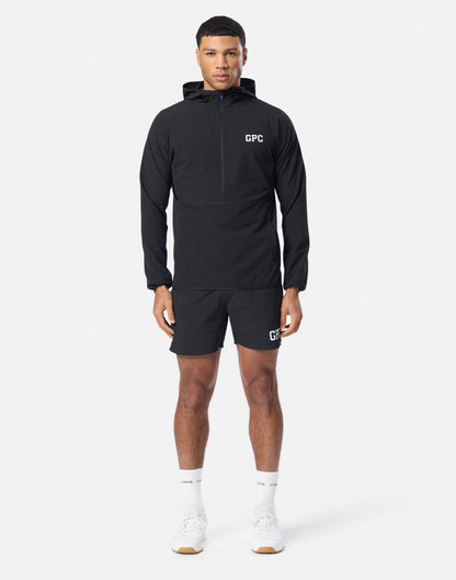 GPC Train Hooded Midlayer in Black