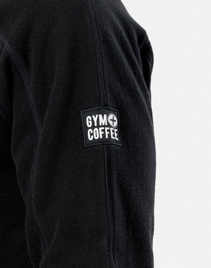 Half Zip Polar Fleece in Deep Black