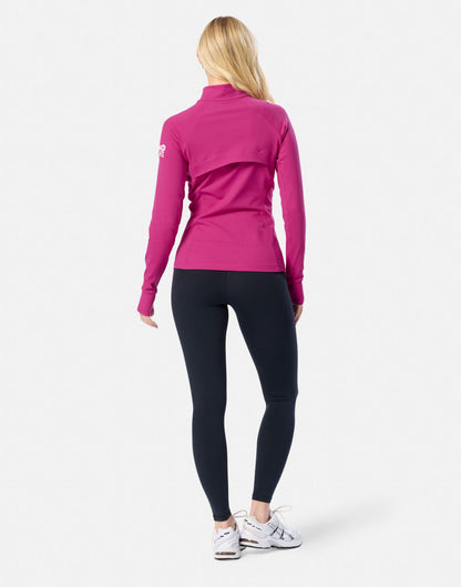 Relentless Full Zip in Sunrise Pink