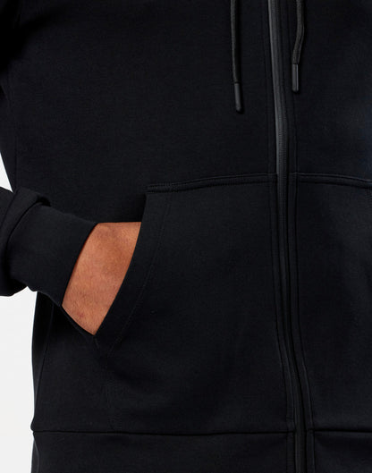 Relentless Full Zip Hoodie in Black