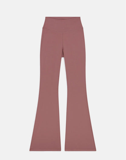 Soft-Motion Flare Legging in Terra Rose