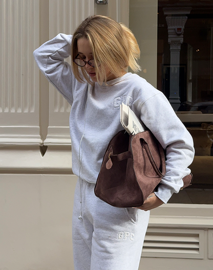 Cascade Joggers in White Marl
